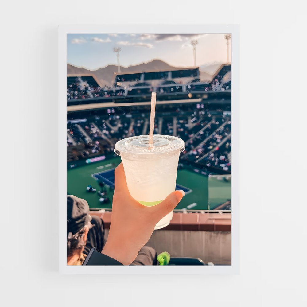 Poster Ace de la Buvette – affiche Tennis (vue 3)